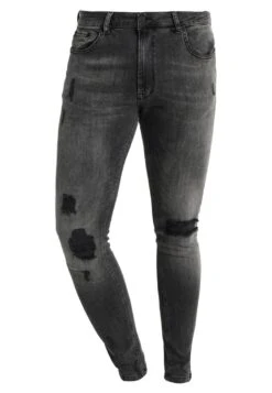 Pier One Vaqueros Pitillo - Black Denim -Elegancia Tienda De Ventas bc7aeb8a629541279196d8ff2c547dd0