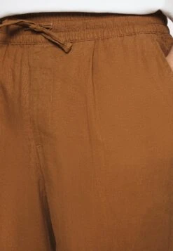 Pier One Drawcord Trousers Linen Blend - Pantalones - Brown -Elegancia Tienda De Ventas bedf8e1eb0ea4ab1b26ff4d546d32792