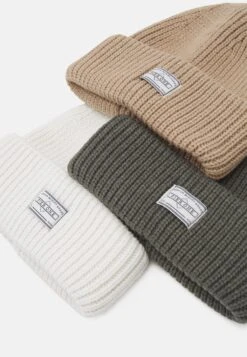 Pier One Unisex 3 Pack - Gorro - Beige/Green/White -Elegancia Tienda De Ventas c78d226f097e408aa23b2914e8a56ff4