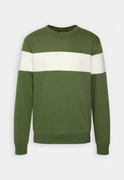 Pier One Sudadera - Khaki/Off-White -Elegancia Tienda De Ventas d43107e686d8485d838d1da50cea4d6f