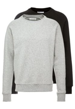 Pier One 2 Pack - Sudadera - Mottled Light Grey/Black -Elegancia Tienda De Ventas dba537e667ce4fe2aee0ab958e24e9cf