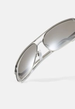 Pier One Unisex - Gafas De Sol - Silver-Coloured, Black -Elegancia Tienda De Ventas e2e667893a6348519937490659beba93