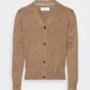 Pier One Chaqueta De Punto - Mottled Beige