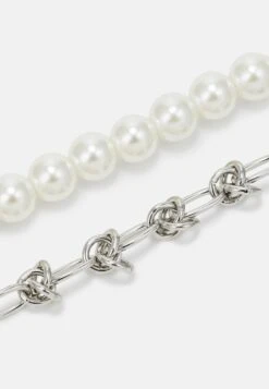 Pier One 2 Pack Unisex - Collar - Silver -Elegancia Tienda De Ventas f0386c66f33643f9a20dceab9586d469