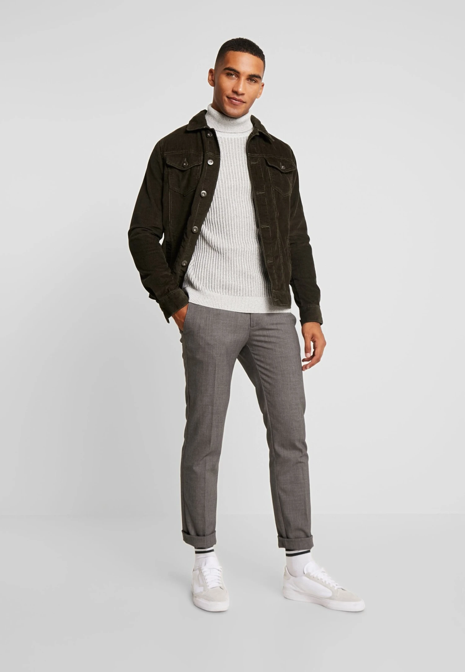 Pier One Jersey De Punto - 111 - Mottled Light Grey 2 Pier One Jersey De Punto - 111 - Mottled Light Grey - Imagen 2