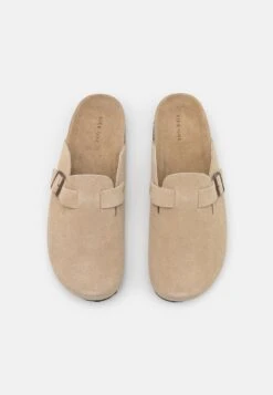 Pier One Leather Unisex - Pantuflas - Beige -Elegancia Tienda De Ventas fb9c0aed91d14aa2a90f9e1af6a1df5d