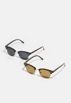 Pier One 2 Pack - Gafas De Sol - Brown/Black